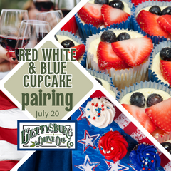 Red White & Blue Cupcake Pairing