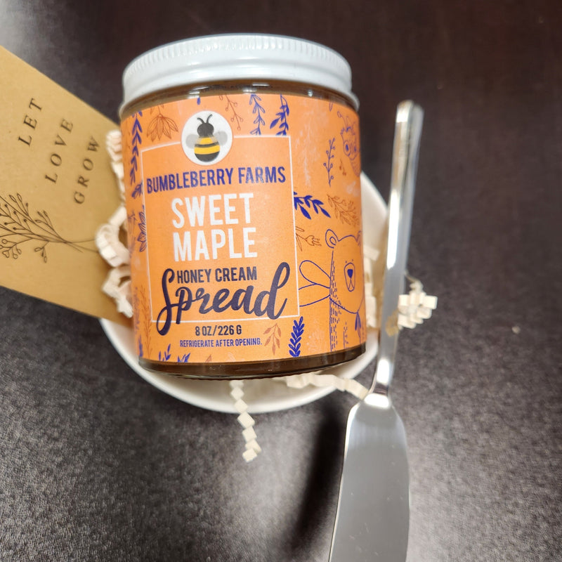 Gift Set* Sweet Maple Honey Spread and Dipping Bowl