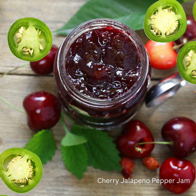 Cherry Jalapeno Pepper Jam