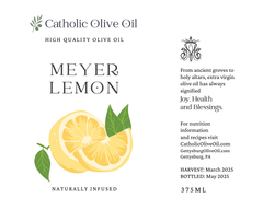 Meyer Lemon Infused Olive Oil