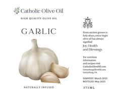Garlic Infused Olive Oil