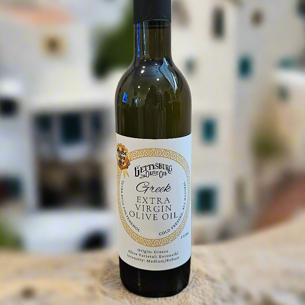 Greek Koroneiki Extra Virgin Olive Oil (375ml) | Gettysburg Olive