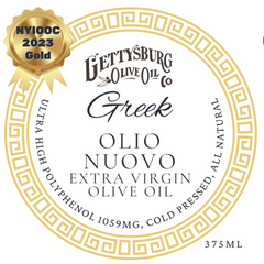 Greek Olio Nuovo Extra Virgin Olive Oil (375ml)