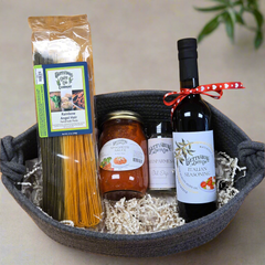 Pasta Woven Basket Gift Set (Customize)